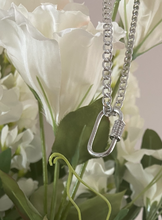 Load image into Gallery viewer, Chunky Silver Link Chain Necklace
