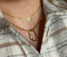 Load image into Gallery viewer, Gold Link Chain Necklace
